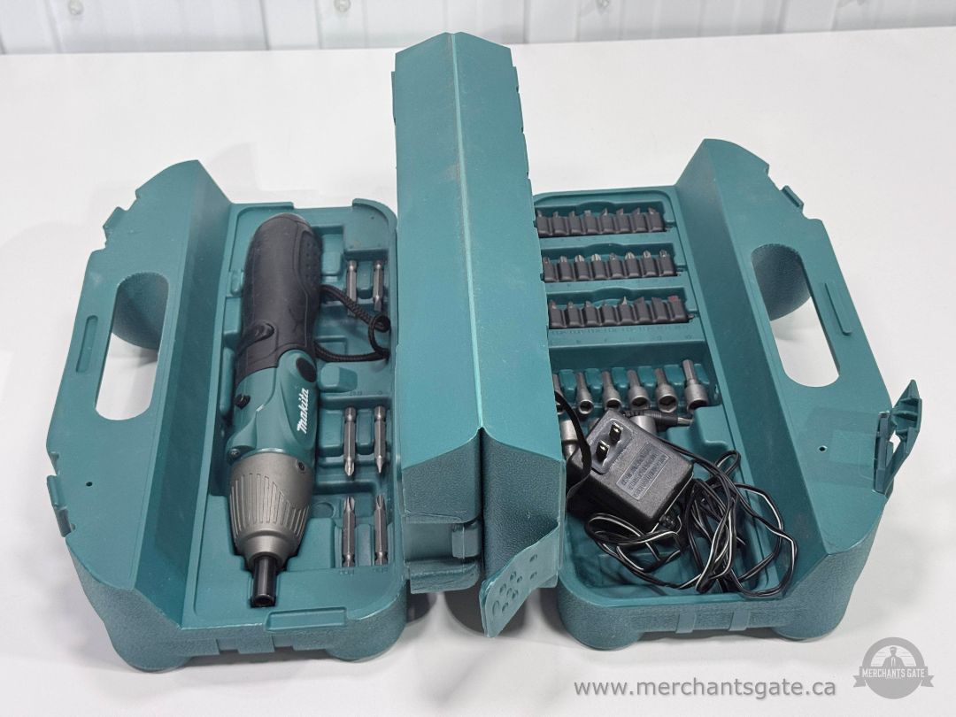 Large Workshop Tool Lot + Makita Cordless Screwdriver + Hardware Organizers