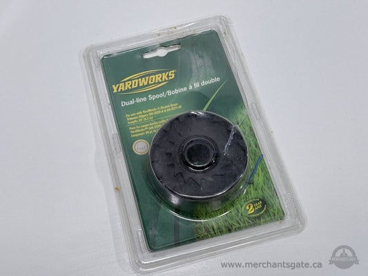 New Yardworks Dual Line Spool String Trimmer Replacement 0.065 Line
