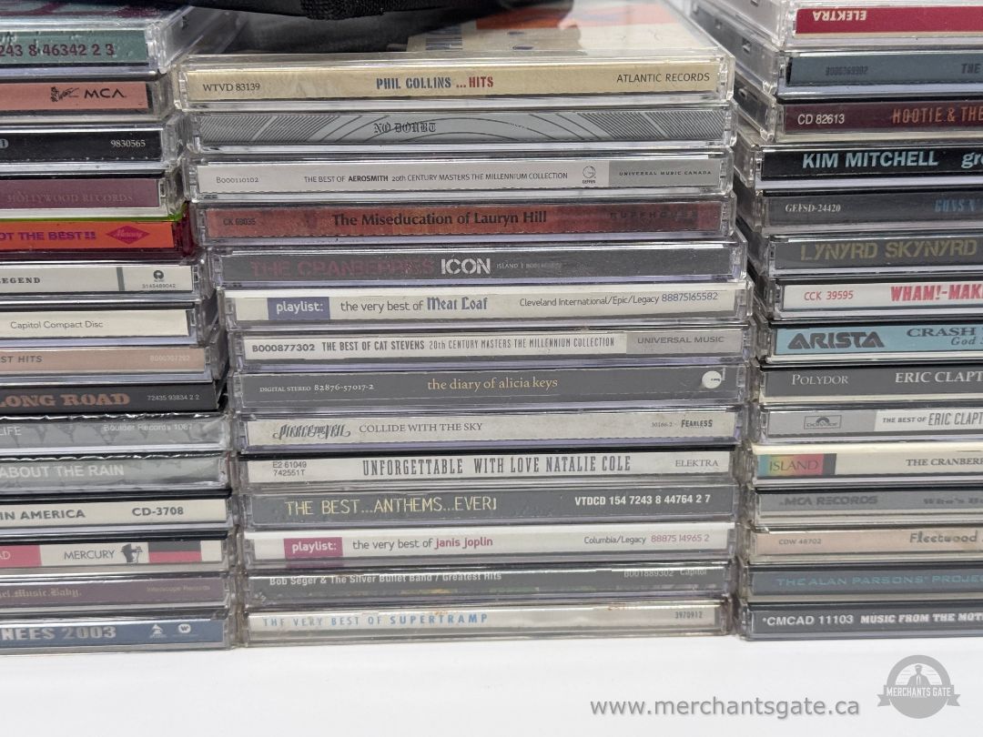 Large Music CD Lot – Rock, Pop, Classic Hits (40+ CDs)