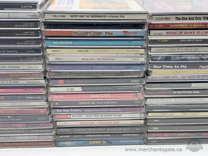 Large Music CD Lot – Rock, Country, Soundtracks, Classics (60+ CDs)