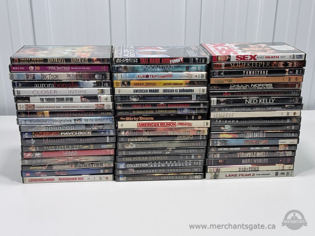Large DVD Movie Lot – 50+ DVDs Action, Comedy, Classics