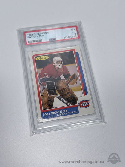 1986 O-Pee-Chee Patrick Roy Rookie #53 PSA 3 VG Montreal Canadiens