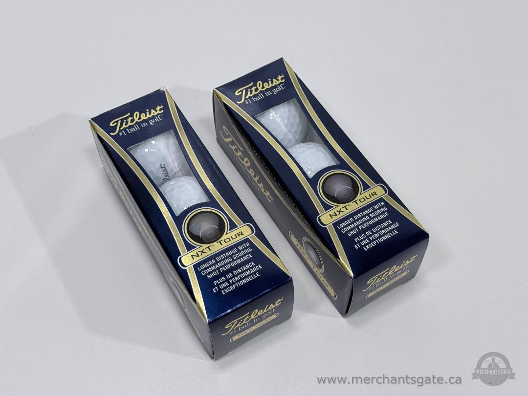 Titleist NXT Tour Golf Balls 3 Pack New In Box Performance Golf Balls
