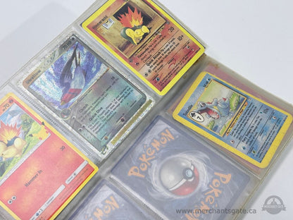 Pokemon Card Lot Binder Early 2000s Mixed Cards + Holos