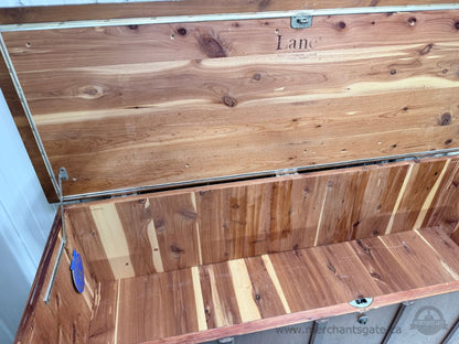 Vintage Lane Cedar Chest Blanket Box Storage Trunk 48" Wood