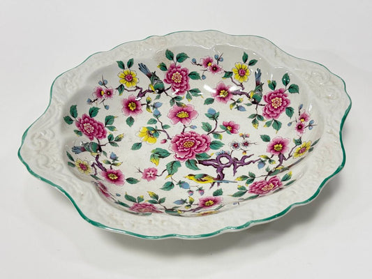 Vintage Old Foley “Chinese Rose” Bowl – 12"