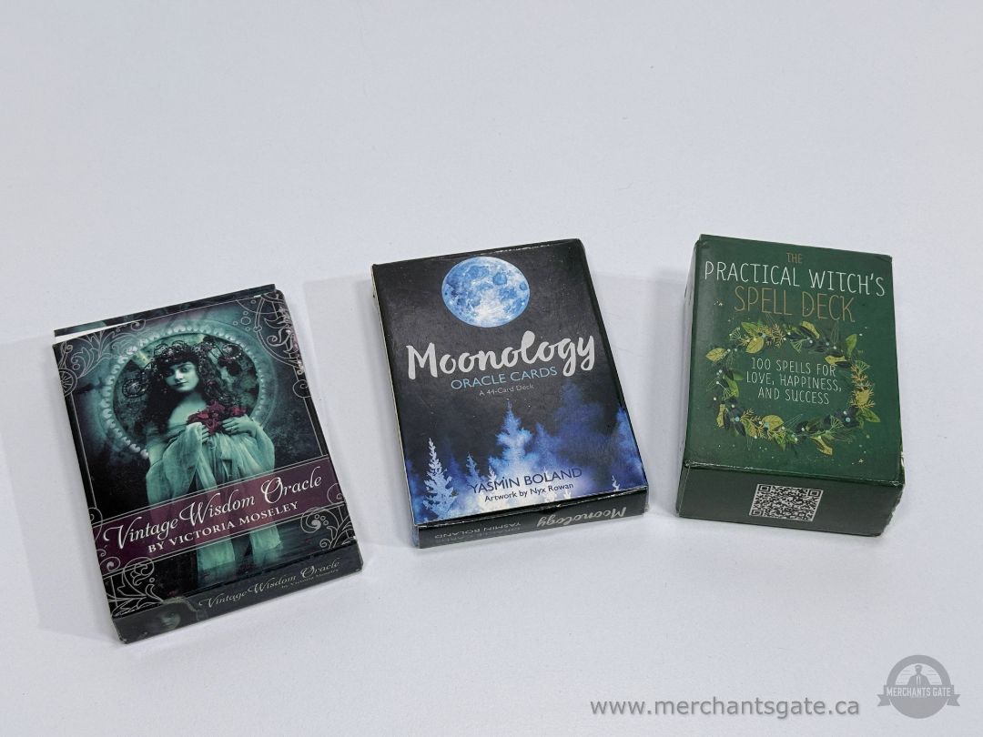 Oracle Card Deck Lot Moonology Vintage Wisdom Practical Witch Spell Deck