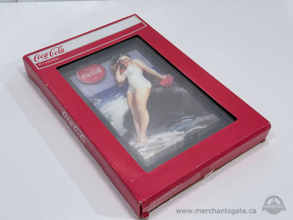Coca Cola 3D Collectible Wall Art Pin Up Girl Framed Display Coke Decor