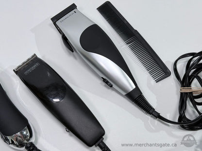 Hair Clippers Lot Wahl Remington Performer Set w Guards Multiple Units Tested Working