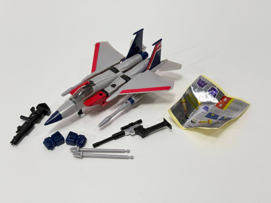 Transformers G1 Commemorative Series II Classic Reissue Starscream 2002 Hasbro