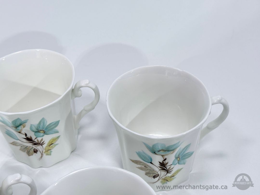 Royal Grafton Bone China Mugs Set – 6 pcs Floral England