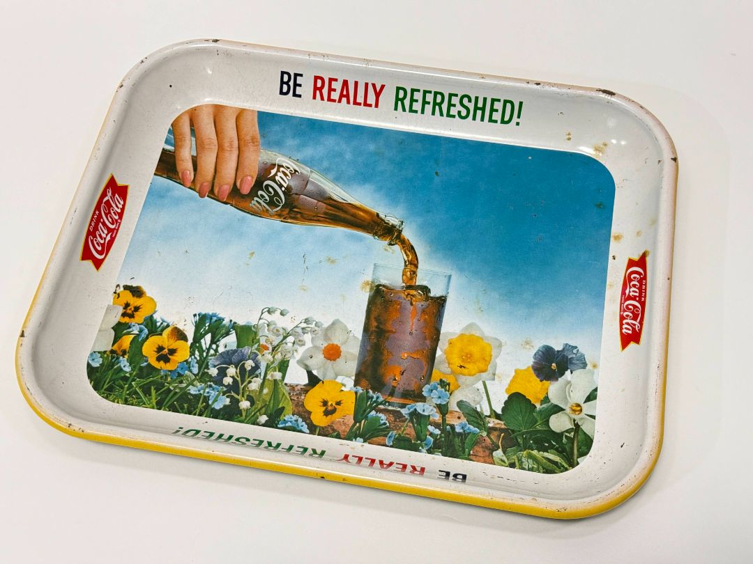 Vintage Coca-Cola Metal Tray – “Be Really Refreshed”