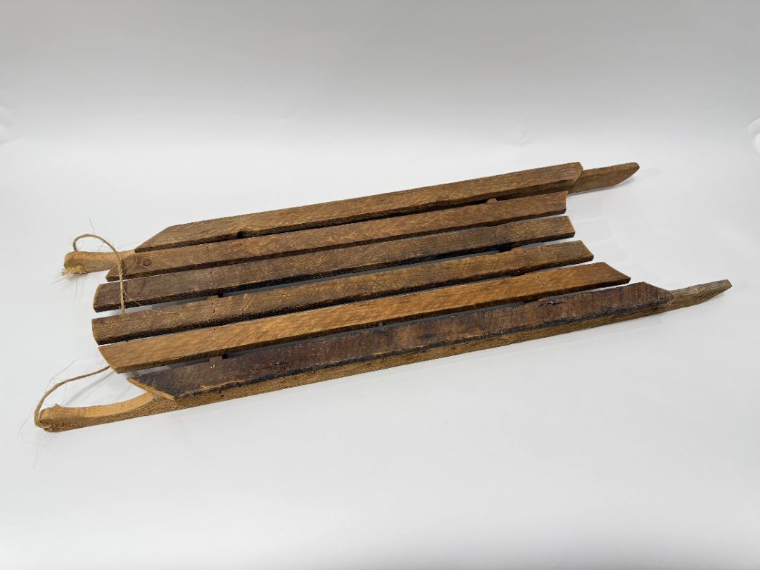 Rustic Wooden Toboggan Decor