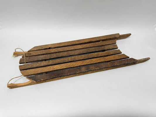 Rustic Wooden Toboggan Decor