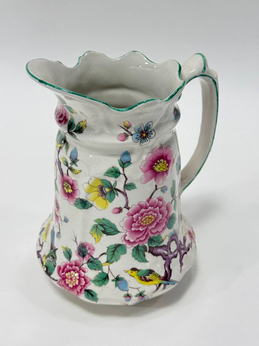 Old Foley “Chinese Rose” Pitcher – 7" Tall