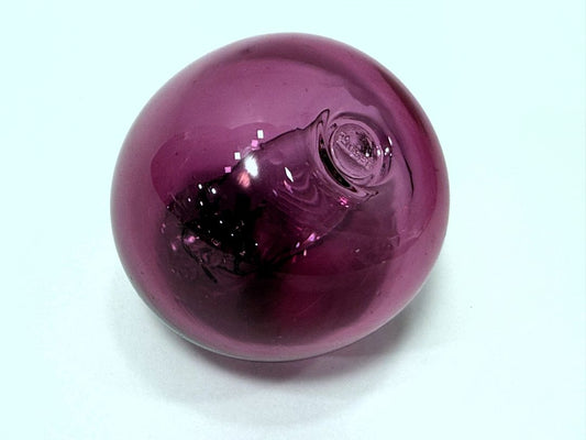Rossi Glass Apple – 3"x3" Purple Art Glass