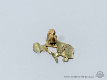 Disney Piglet Enamel Pin Winnie the Pooh Character Brooch Gold Tone