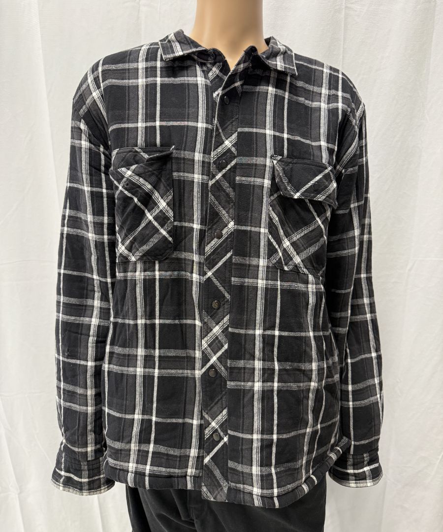 BC Clothing Co. Quilted Flannel Shirt Jacket – XXL