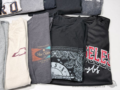 Men’s T-Shirt 22pcs Lot Small Nike Under Armour GAP Fox NCAA Coca-Cola
