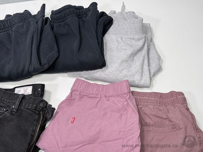 Men’s Clothing Lot of 9 Sweatpants Jeans Shorts Small Medium GAP Buffalo Levi’s