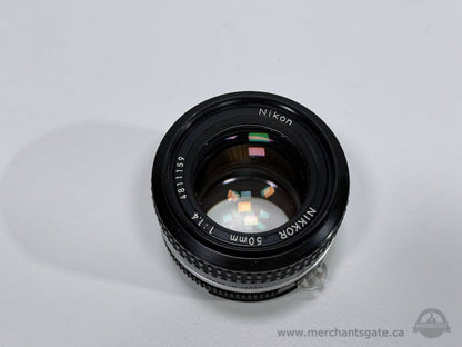 Nikon Nikkor 50mm f/1.4 AI Manual Focus Lens F Mount Made in Japan