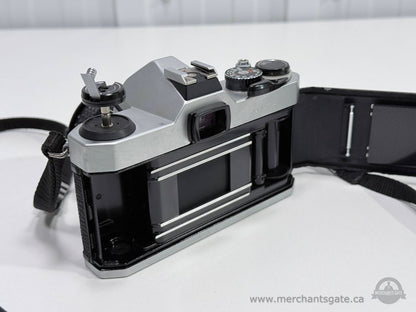 Asahi Pentax K1000 35mm Film Camera w/ Makinon 55mm f/2.8 Lens K Mount