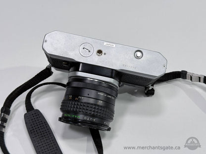 Asahi Pentax K1000 35mm Film Camera w/ Makinon 55mm f/2.8 Lens K Mount