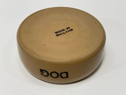 Vintage Ceramic Dog Bowl – Made in England, Because Your Dog Deserves Class
