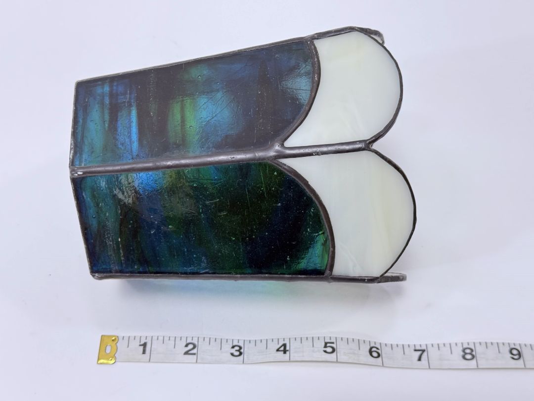 Stained Glass Hexagon Candle Holder