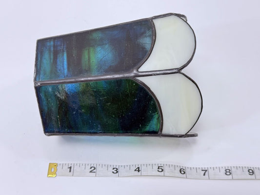 Stained Glass Hexagon Candle Holder