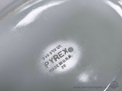 Pyrex Snowflake Divided Casserole Dish White Milk Glass Vintage Ovenware