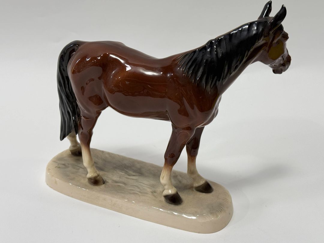 Royal Dux Porcelain Horse Figurine