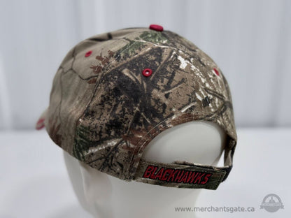 Chicago Blackhawks Camo Baseball Cap 47 Brand Adjustable Strap NHL Hat