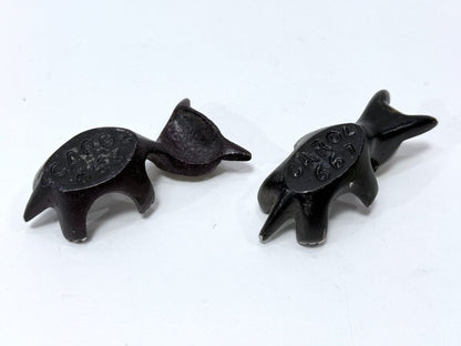 Pair of Vintage Metal Animal Figures by Carol 667