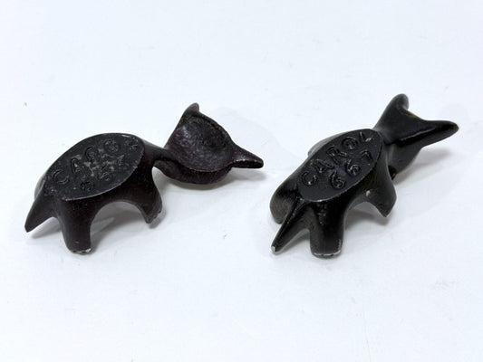 Pair of Vintage Metal Animal Figures by Carol 667
