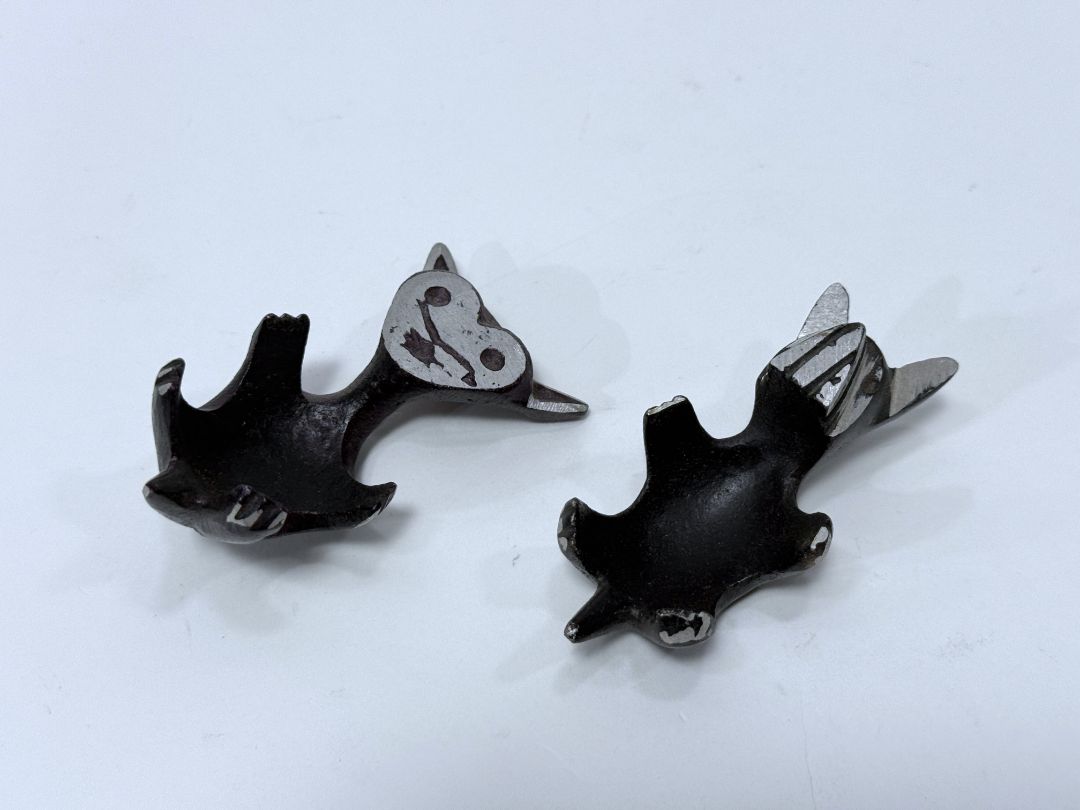 Pair of Vintage Metal Animal Figures by Carol 667