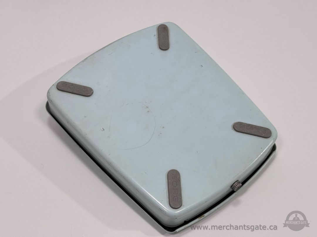 Vintage Borg Bathroom Scale Mid Century Mechanical Weight Scale Chicago USA