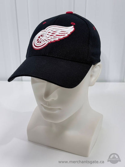 Detroit Red Wings CCM NHL Hockey Cap Black Adjustable One Fit Embroidered Logo
