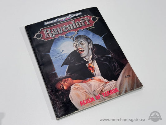 Advanced Dungeons Dragons Ravenloft Realm of Terror Book TSR 1990 Softcover