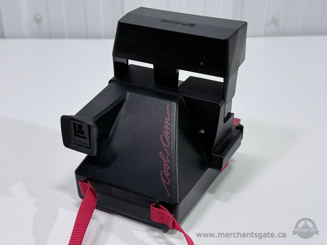 Polaroid Cool Cam 600 Instant Film Camera Red Black Vintage