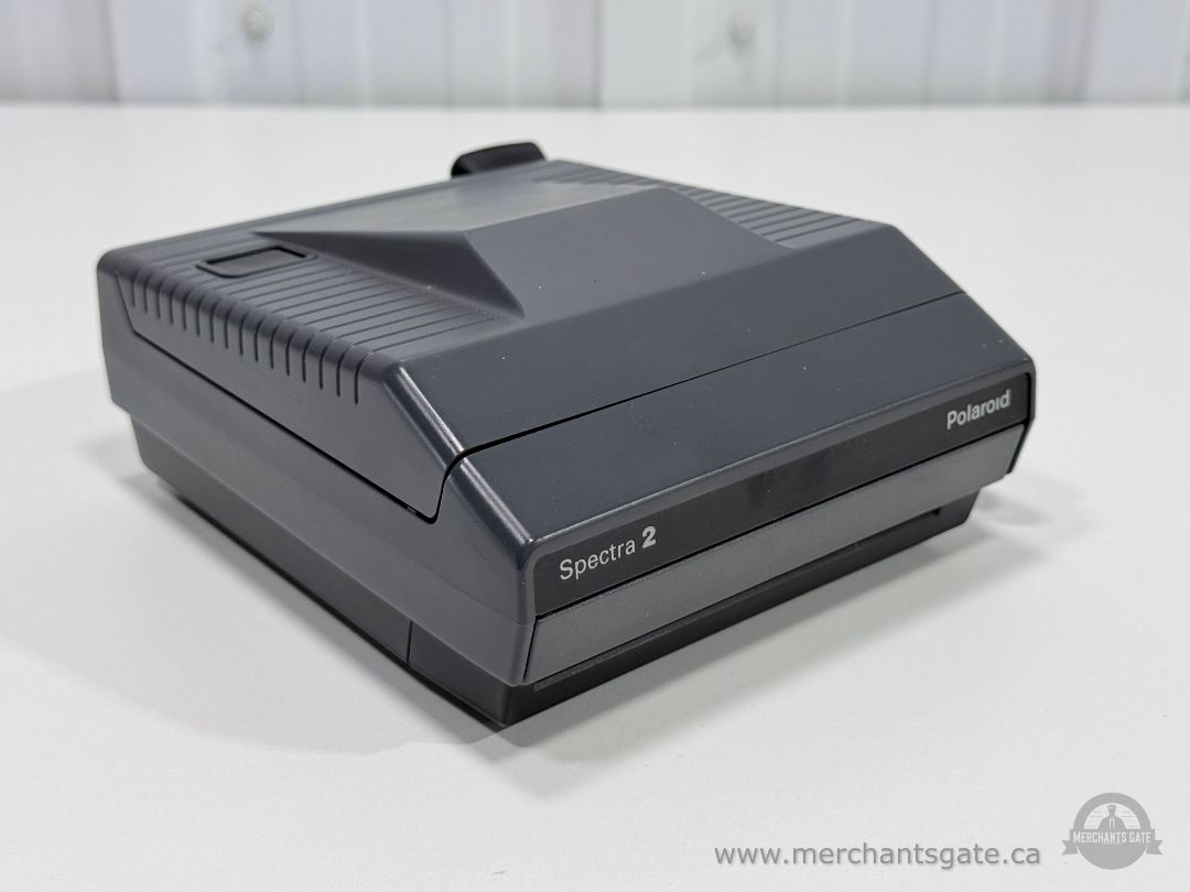 Polaroid Spectra 2 Instant Film Camera Vintage Gray Folding Camera
