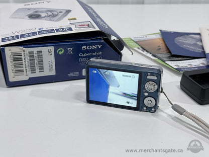 Sony Cyber-shot DSC-W230 Digital Camera 12.1MP Zeiss Lens Bundle