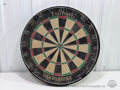 Eastpoint Derbyshire Bristle Dartboard 18" Regulation Reversible Steel Tip