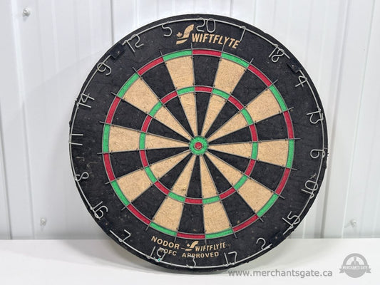 Wiftlyte Nodoor Bristle Dartboard 18" Regulation Steel Tip Reversible