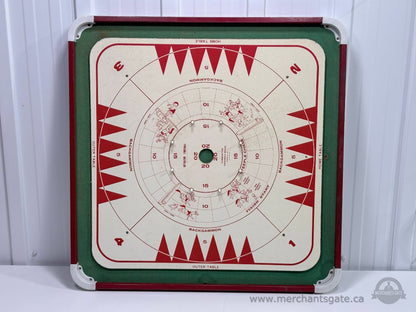 Vintage Multi Game Board Backgammon Checkers Ludo Snakes And Ladders Reversible