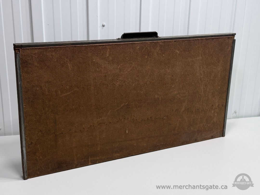 Vintage Hamilton Wooden Printer’s Tray Display Case 32" x 17"