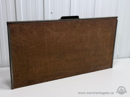 Vintage Hamilton Wooden Printer’s Tray Display Case 32" x 17"