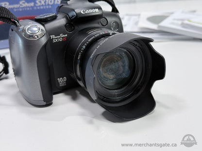Canon PowerShot SX10 IS 10MP 20x Zoom Digital Camera Bundle