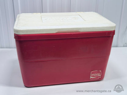 Vintage Coca Cola Cooler Red Ice Chest Coke Cooler Retro Picnic Cooler