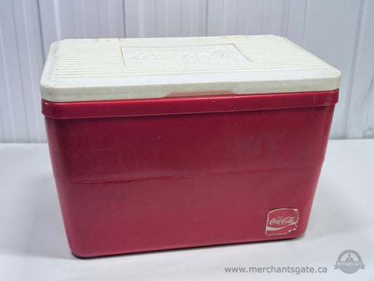 Vintage Coca Cola Cooler Red Ice Chest Coke Cooler Retro Picnic Cooler